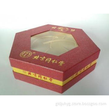 Hexagon Shape Personalized Rigid Gift Boxes, Luxury Food Pa